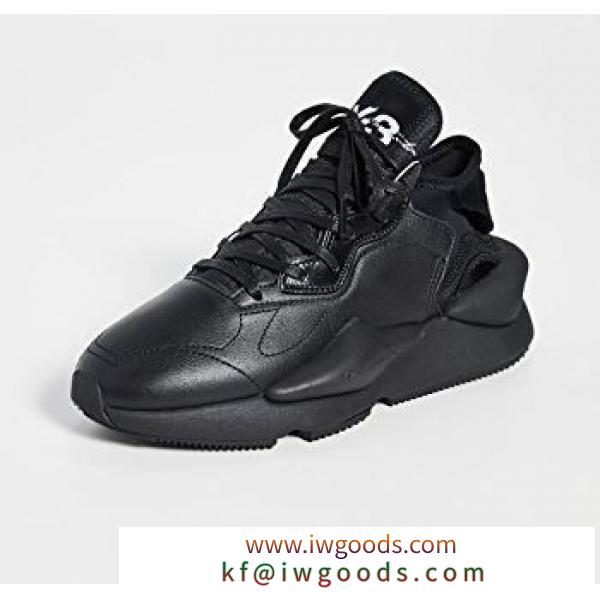 Y-3 ブランド コピー ☆★ TY-3 ブランド コピー Kaiwa Sneakers　BlackBlackWhite スーパーコピー iwgoods.com:g6lxd1