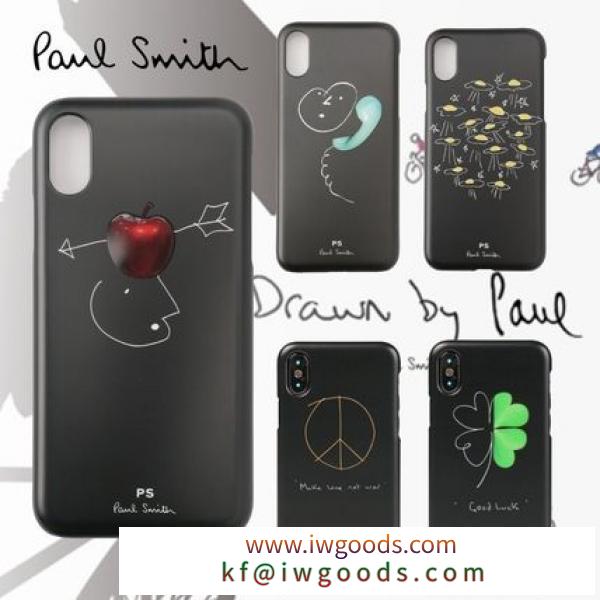 【Paul Smith ブランドコピー】ポール･スミス Drawn by Paul iPhoneケース X/XS iwgoods.com:dr2tia