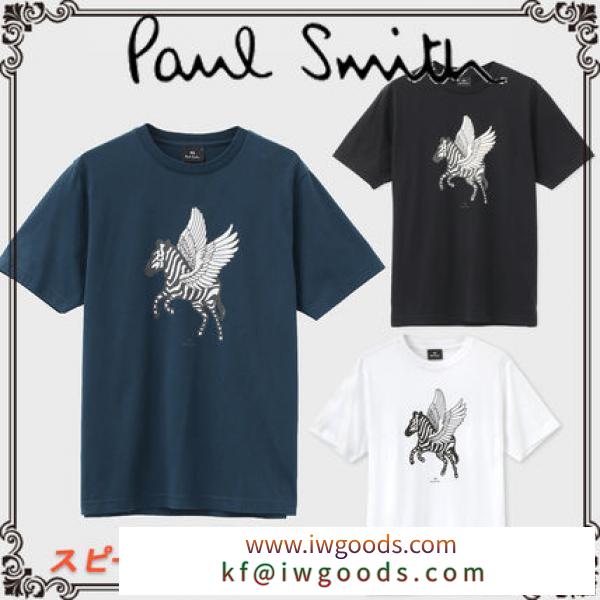 スピード発送★【PAUL Smith ブランドコピー商品】Flying ZebraプリントTシャツ iwgoods.com:q3w9of