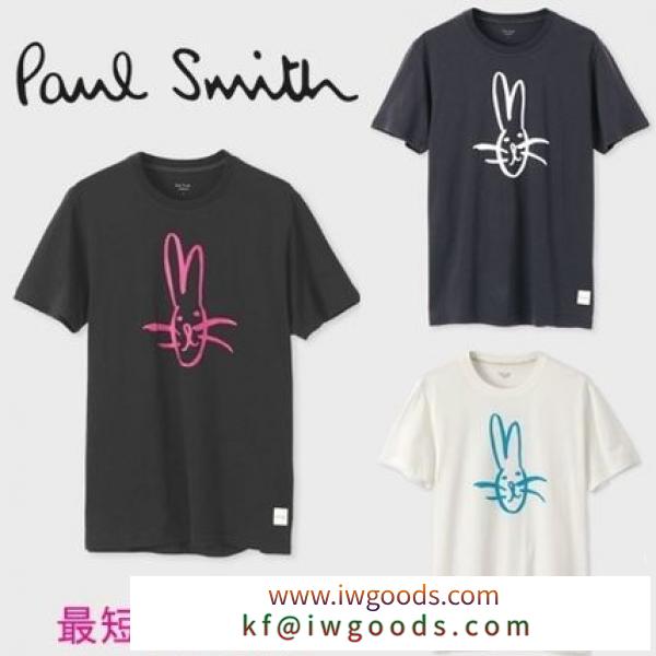 すぐ届く◆PaulSmith ブランドコピー◆Paul&#x27;s RabbitプリントTシャツ/国内発送 iwgoods.com:vpdgmf