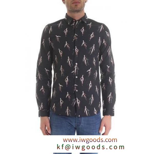 【関税/送料込】【Paul Smith 激安スーパーコピー】FLORAL ブラックシャツ iwgoods.com:sk0jka