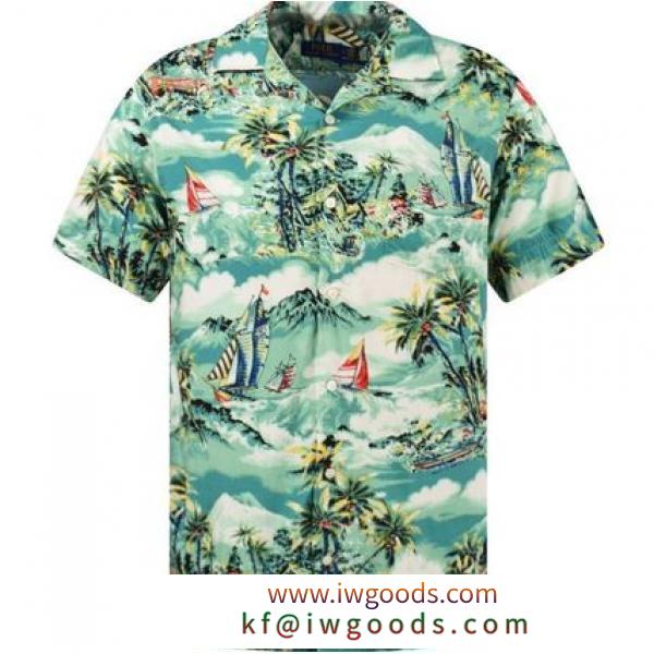 POLO RALPH Lauren 偽ブランド☆★Blue Tropical Shirt iwgoods.com:iumkf1