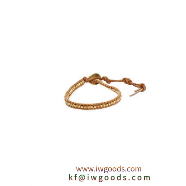 送料 関税込 Chan LUU 偽物 ブランド 販売 Gold Beads on Henna メンズ ジュエリー iwgoods.com:oxj58n