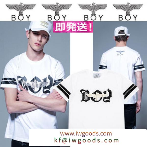 BOY LONDON ブランド コピー(ボーイロンドン スーパーコピー)STOCK SALES LOGO 半袖Tシャツ iwgoods.com:6flhyb