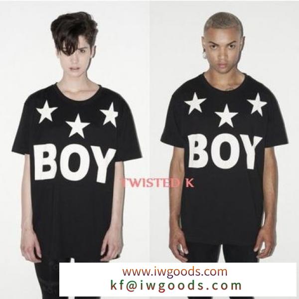 国内発送★Boy LONDON スーパーコピー★ユニセックス！Boy Tri-Star T-shirt iwgoods.com:omkrpu
