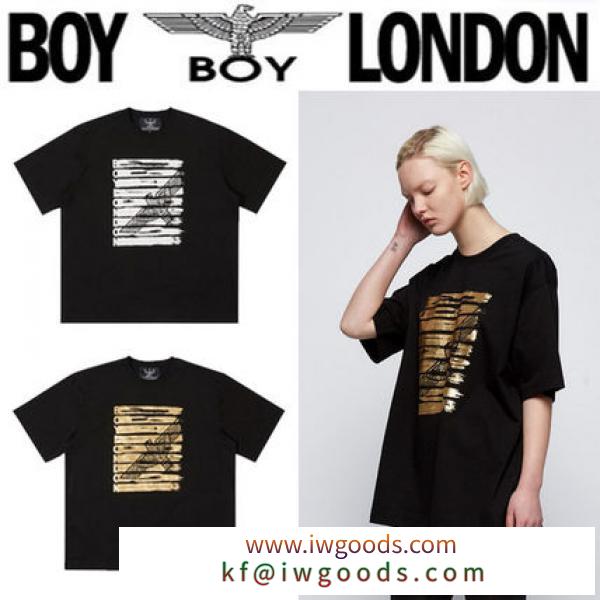BOY LONDON スーパーコピー(ボーイロンドン ブランド コピー)/ロゴドラッグ半袖Tシャツ2色 iwgoods.com:8v4oo5