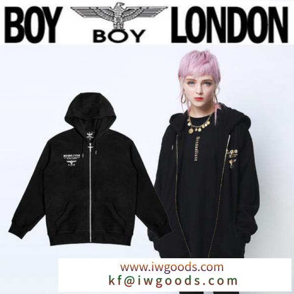 BOY LONDON コピーブランド(ボーイロンドン ブランドコピー商品)/フードジップアップ2色 iwgoods.com:kjxkov