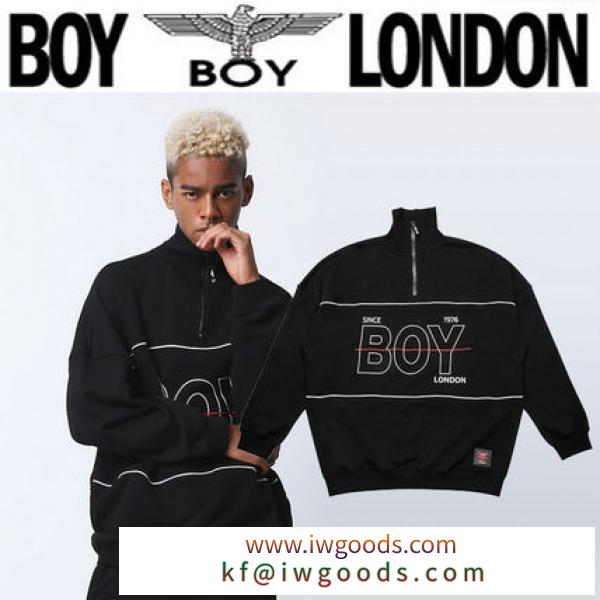 BOY LONDON ブランドコピー通販(ボーイロンドン ブランドコピー通販)/UNISEXジップハイネックスウェット iwgoods.com:e89let
