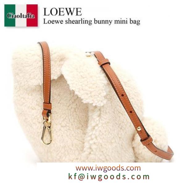 LOEWE ブランドコピー shearling bunny mini bag iwgoods.com:sxgx64