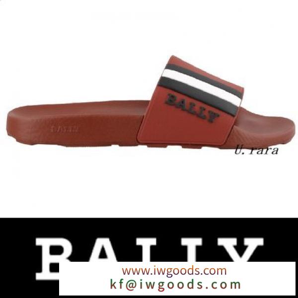 即完売【BALLY コピー品】SAZOR バリー コピー品ストライプ ラバースライドサンダル iwgoods.com:2fgkzr