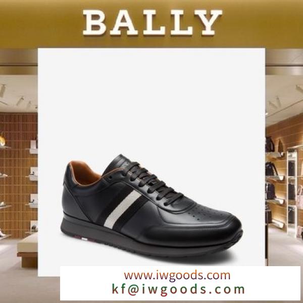 【18SS NEW】 BALLY 偽ブランド_men / ASTONレザースニーカーBK iwgoods.com:rablam