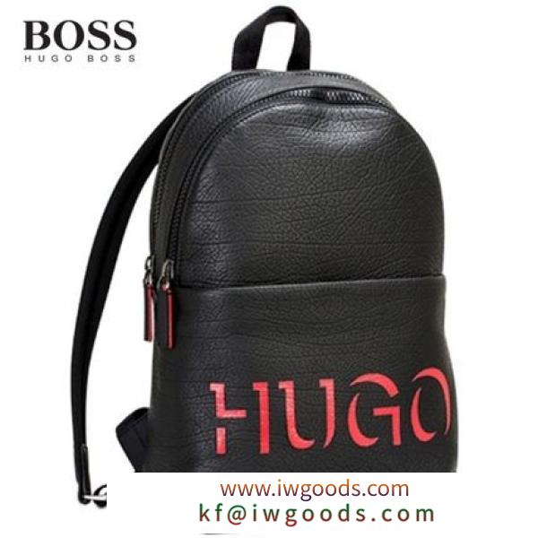 Hugo BOSS 偽ブランド BOSS 偽ブランド Men's Victorian EmBOSS 偽ブランドed Leather Backpack iwgoods.com:4eegej