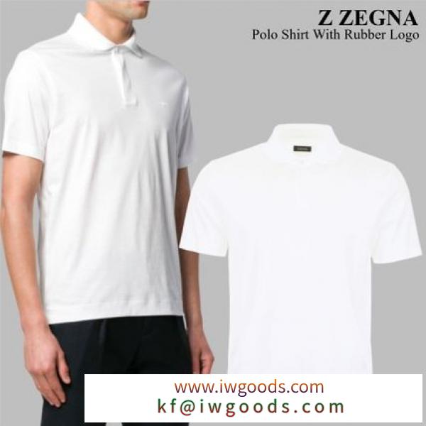 Z Zegna ブランドコピー通販　Polo Shirt With Rubber Logo iwgoods.com:251323