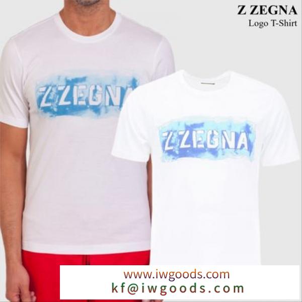 Z Zegna ブランドコピー通販　Logo T-Shirt iwgoods.com:jdknsc