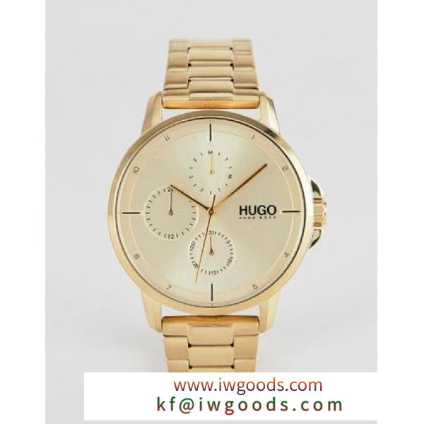HUGO 腕時計 ☆★HUGO Focus bracelet strap watch in gold iwgoods.com:pnmnvu