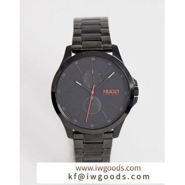 HUGO 腕時計 ☆★HUGO Jump bracelet watch in black iwgoods.com:n6d98n