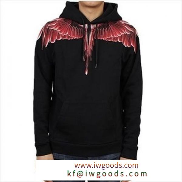 関税込み MARCELO Burlon 激安コピー レッドウイング フーディー BLACK iwgoods.com:m16dl8