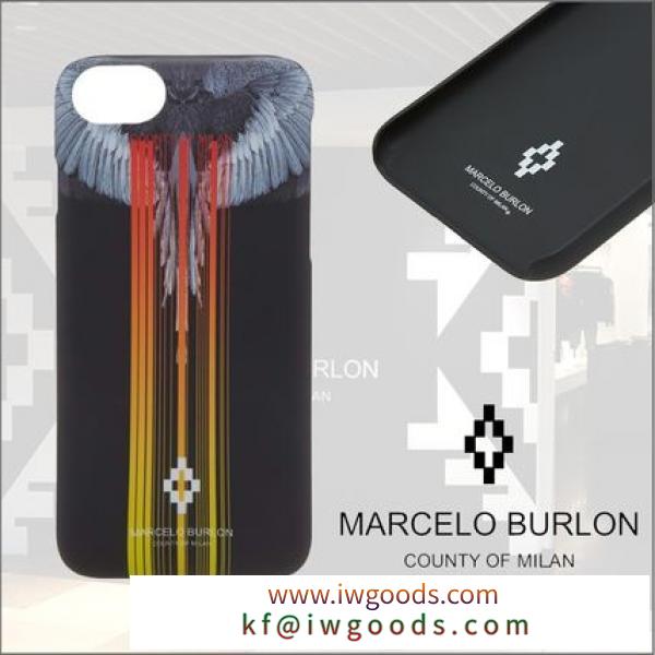 [国内発送] Marcelo Burlon スーパーコピー 代引◆WING コピー品 BARCODE iPhone 7/8ケース iwgoods.com:q8f843