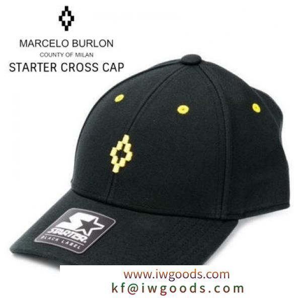 MARCELO Burlon 偽ブランド  STARTER CROSS CAP ロゴキャップ 送料関税込 iwgoods.com:g0wjdy