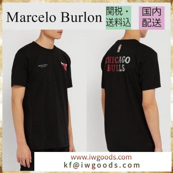 SALE★Marcelo Burlon ブランドコピー/シカゴブルズアップリケ T-shirt iwgoods.com:7w4nr9