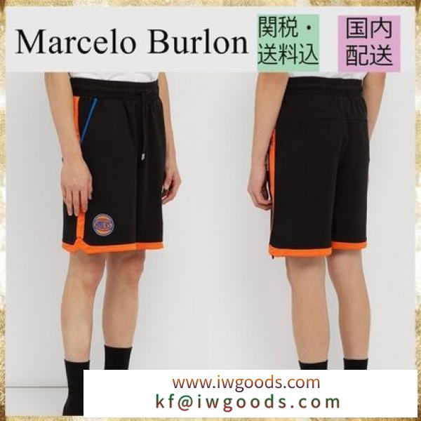 SALE★Marcelo Burlon 偽物 ブランド 販売/NY ニックスバスケットショーツ iwgoods.com:g442mz