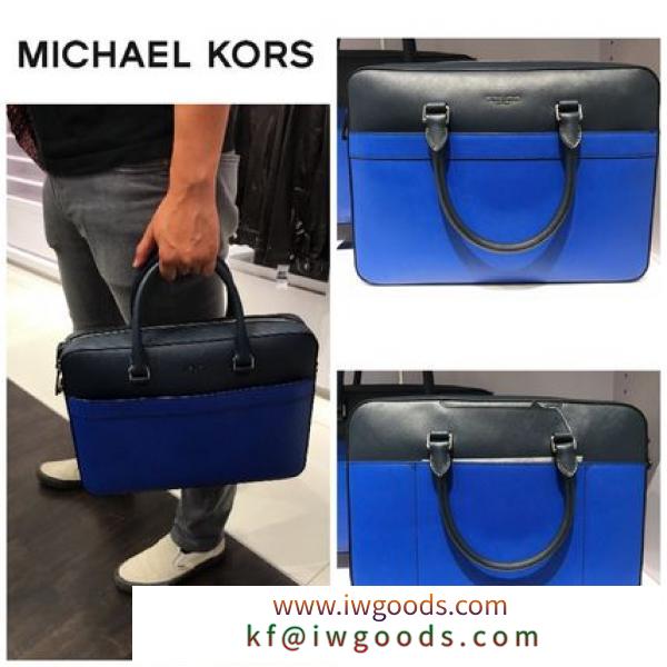 【Michael Kors スーパーコピー】☆人気商品☆Front Zip Briefcase Leather iwgoods.com:p28yxg