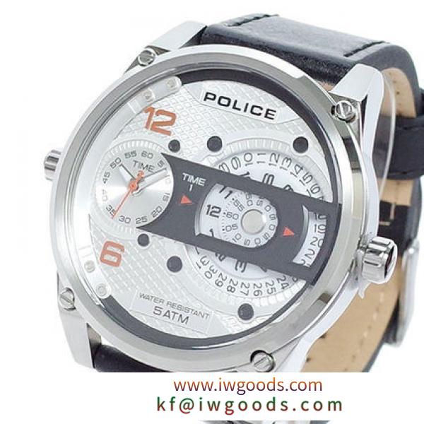 ポリス ブランド コピー POLICE スーパーコピー 腕時計 メンズ クォーツ シルバー  PL.14835JS/04 iwgoods.com:tovhuw