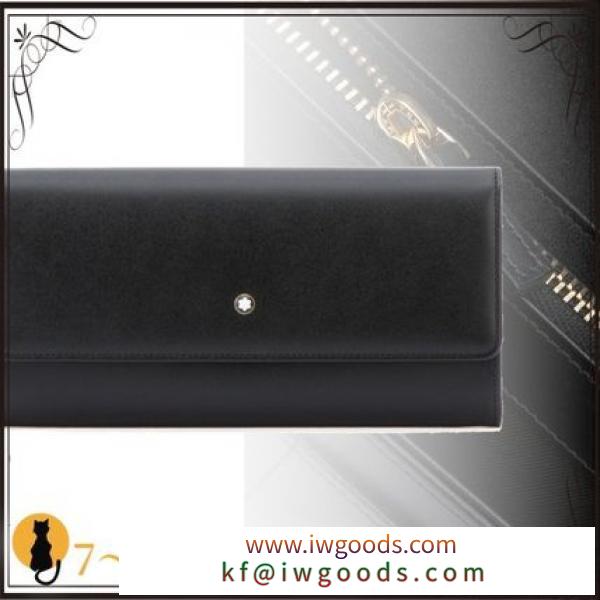 関税込◆Black leather Meisterstuck wallet iwgoods.com:wh8hmk