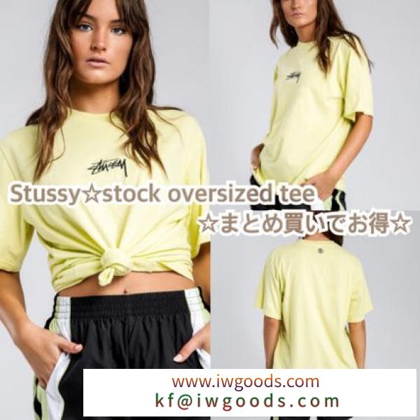 STUSSY ブランドコピー通販☆stock oversized tee☆まとめ買いでお得 iwgoods.com:l2r74k
