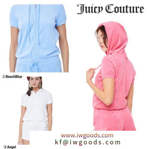 【Juicy COUTURE 激安コピー】新作☆MICROTERRY HOODED ROMPER iwgoods.com:8z1039