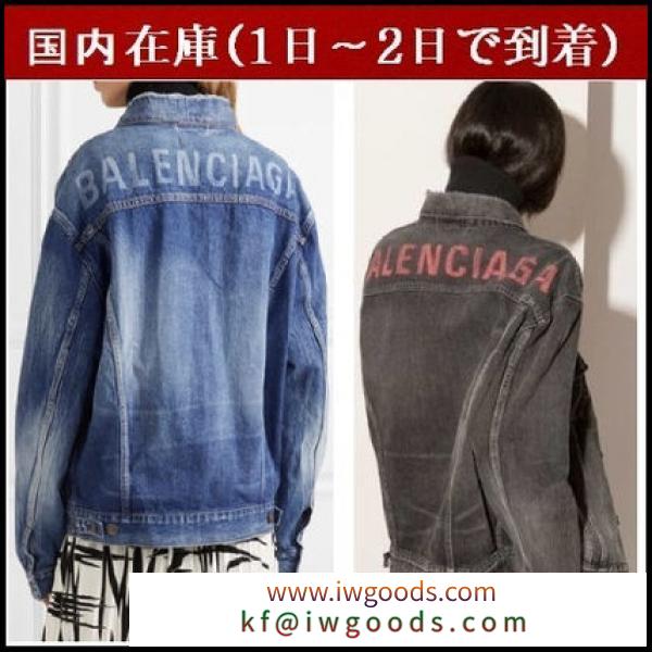 【国内即発】BALENCIAGA ブランド コピー LIKEAMAN ライクアマンデニムジャケット iwgoods.com:2zn1n7