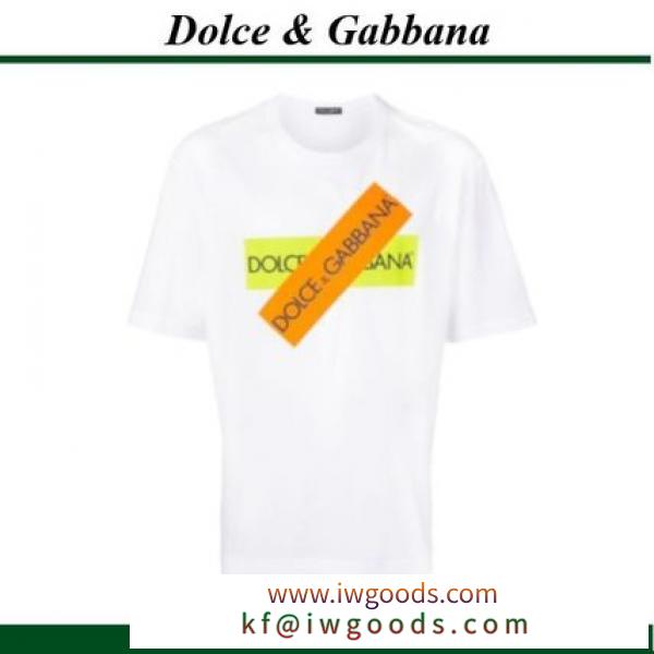Dolce & Gabbana コピー品ドルガバ テープロゴプリントTシャツ iwgoods.com:uet6ip