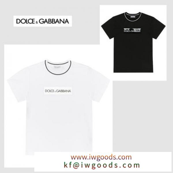 ☆Dolce&Gabbana 激安スーパーコピー☆ ロゴプリント・コットンTシャツ♪ 12A iwgoods.com:fum88c