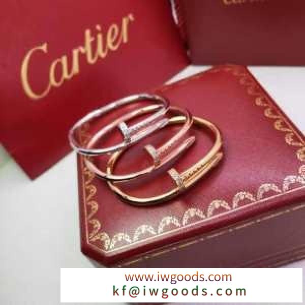 Cartier レディース ブレスレット カジュアルコーデにぴったり カルティエ コピー 釘 ストリート 多色可選 最高品質 N6716617 iwgoods.com iima4v