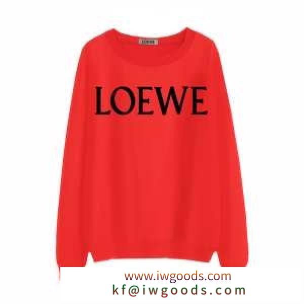 2019-20AW人気新作高級Loewe Anagram Sweatshirtメンズ スエットシャツ コーデ ロエベ コピー パーカー 柔らかな着こなし iwgoods.com jCWzSD