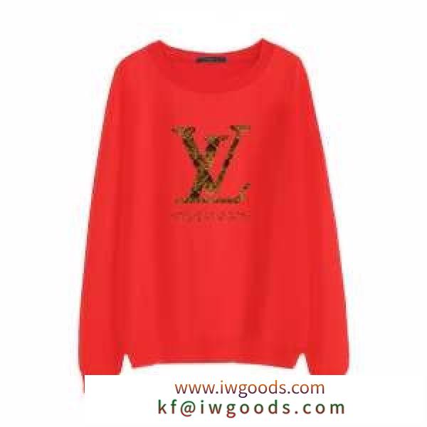 毎日使える人気ニットセーターメンズおすすめLouis Vuittonコピーニットウェアシンプルロゴスウェットシャツ暖かい機能性 iwgoods.com PLjmWr