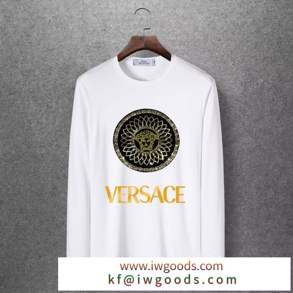 超激得品質保証　ヴェルサーチコピー長袖tシャツ VERSACEスーパーコピー　セレブな雰囲気をプラス　期待値も高いアイテム iwgoods.com bC8zKz