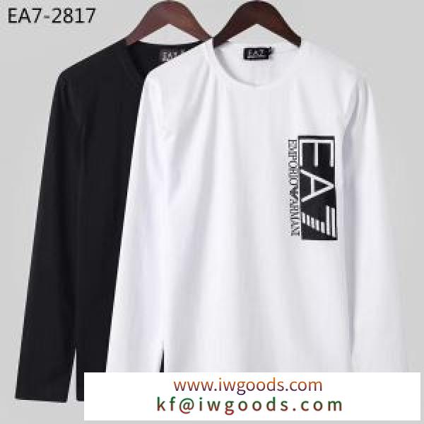 2020秋冬流行ファション アルマーニ ARMANI 長袖Tシャツ 2色可選 ファッショントレンドを早速チェック iwgoods.com eyGvmm
