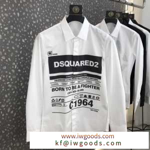 シャツ D SQUARED2 メンズ 軽やかな印象に見せるアイテム ディースクエアード コピー 通販 ホワイト プリント 着こなし 最低価格 iwgoods.com HLja4j