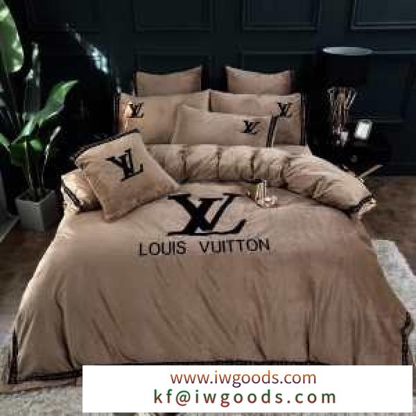 上品な冬スタイルを楽しもう ルイ ヴィトン LOUIS VUITTON 寝具4点セット 2020年秋に買うべき iwgoods.com WPnK5b