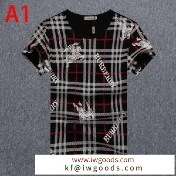 3色可選半袖Tシャツ　大人気のブランドの新作　バーバリー取り入れやすい　 BURBERRY　確定となる上品 iwgoods.com a85r0j