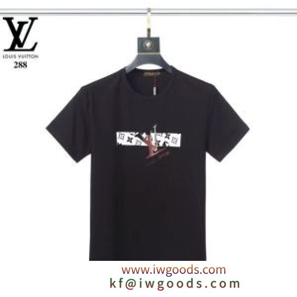 多色可選 価格帯が低い 半袖Tシャツ 普段見ないデザインばかり ルイ ヴィトン LOUIS VUITTON iwgoods.com KLfGru
