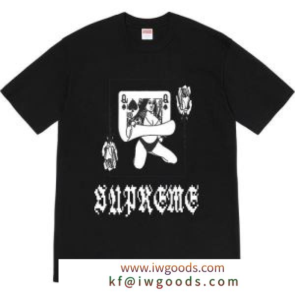 Supreme 19FW Queen Tee 3色可選  Tシャツ/半袖 コーデの完成度を高める 20SS☆送料込 iwgoods.com 1PnOzi