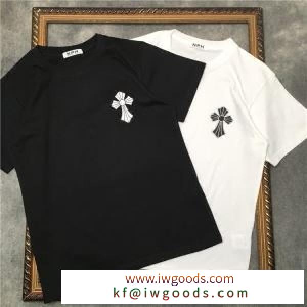 CHROME HEARTS 2色可選 かろやかなデザインを楽しめる 半袖Tシャツ クロムハーツ  最旬！大人っぽいコーデ iwgoods.com a8Xb4f