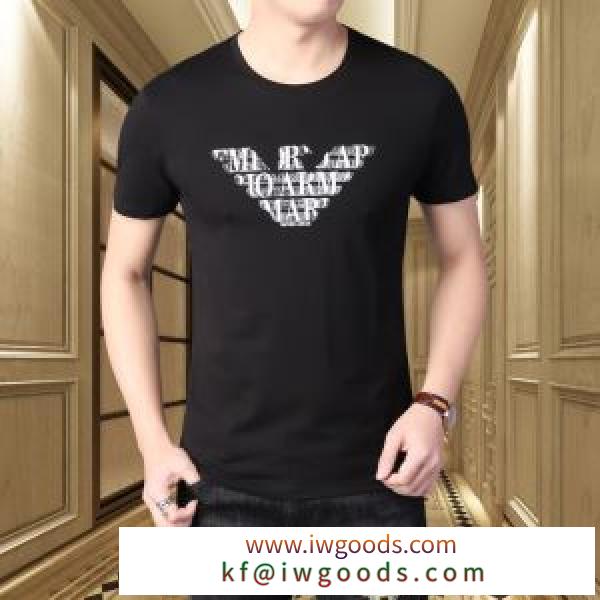 価格帯が低い 多色可選 アルマーニ ARMANI 非常にシンプルなデザインな 半袖Tシャツ 幅広いアイテムを展開 iwgoods.com eiqu8b