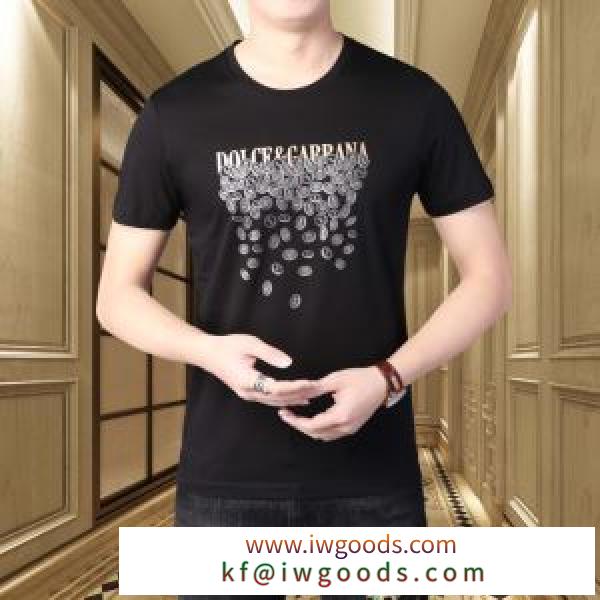 どのアイテムも手頃な価格で 半袖Tシャツ 3色可選 ストリート系に大人気 ドルチェ＆ガッバーナ Dolce&Gabbana iwgoods.com riuqym