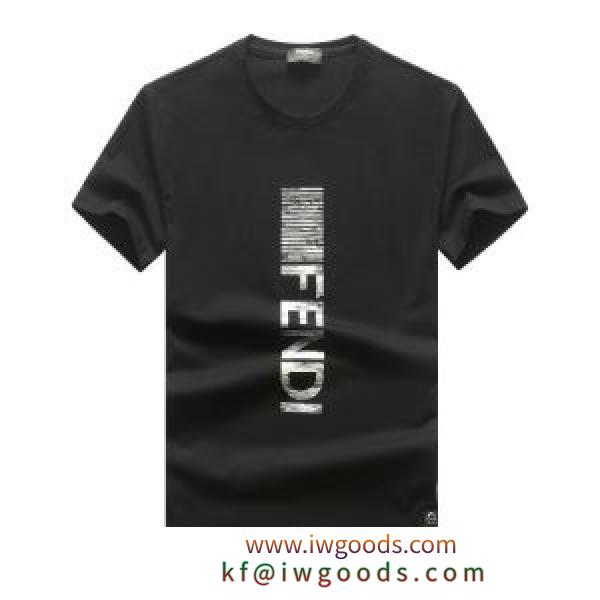大人気のブランドの新作 半袖Tシャツ 3色可選 普段のファッション フェンディ取り入れやすい  FENDI iwgoods.com jeST5j