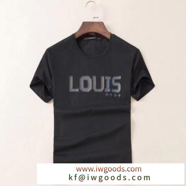 3色可選 普段のファッション ルイ ヴィトン LOUIS VUITTON 大人気のブランドの新作 半袖Tシャツ 最もオススメ iwgoods.com 8HX9Tr
