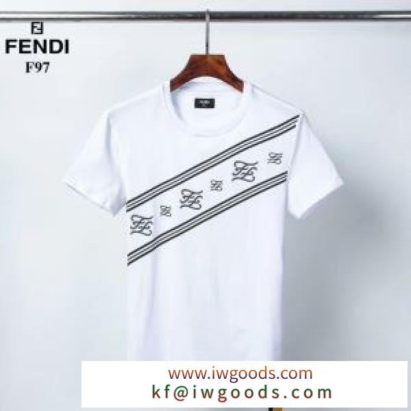 2色可選 絶対に見逃せない 半袖Tシャツ おしゃれに大人の必見 フェンディ FENDI iwgoods.com nCOf4z