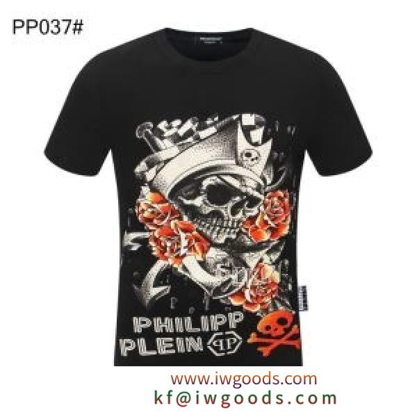多色可選 引き続き春夏も流行中 フィリッププレイン PHILIPP PLEIN 着こなしのアクセントになる 半袖Tシャツ iwgoods.com KXjaii